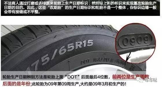 汽车轮胎科普:汽车轮胎的基本知识图解